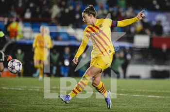 2022-03-22 - 20.03.2022, Madrid, Spain. Alexia Putellas Futbol Club Barcelona Femenino attempts a kick for score her goal during the UEFA Women's Champions League match between Real Madrid and FC Barcelona at Estadio Alfredo Di Stefano on 20 March 2022 in Madrid Spain. - REAL MADRID VS FC BARCELONA - UEFA CHAMPIONS LEAGUE WOMEN - SOCCER