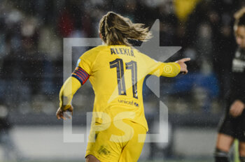 2022-03-22 - 20.03.2022, Madrid, Spain. Alexia Putellas Futbol Club Barcelona celebrates her goal during the UEFA Women's Champions League match between Real Madrid and FC Barcelona at Estadio Alfredo Di Stefano on 20 March 2022 in Madrid Spain. - REAL MADRID VS FC BARCELONA - UEFA CHAMPIONS LEAGUE WOMEN - SOCCER