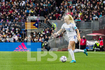 2022-03-30 - Sofie Svava of Real Madrid during the UEFA Women's Champions League, Quarter-finals, 2nd leg football match between FC Barcelona and Real Madrid CF on March 30, 2022 at Camp Nou stadium in Barcelona, Spain - FC BARCELONA VS REAL MADRID CF - UEFA CHAMPIONS LEAGUE WOMEN - SOCCER