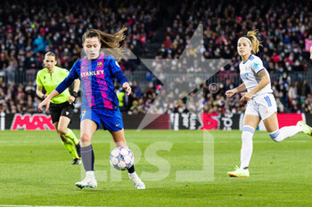 2022-03-30 - Claudia Pina of FC Barcelona during the UEFA Women's Champions League, Quarter-finals, 2nd leg football match between FC Barcelona and Real Madrid CF on March 30, 2022 at Camp Nou stadium in Barcelona, Spain - FC BARCELONA VS REAL MADRID CF - UEFA CHAMPIONS LEAGUE WOMEN - SOCCER