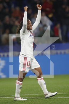 2022-03-31 - Catarina MACARIO of Lyon celebrate the victory during the UEFA Women's Champions League, Quarter-finals, 2nd leg football match between Olympique Lyonnais (Lyon) and Juventus FC on March 31, 2022 at Groupama stadium in Decines-Charpieu near Lyon, France - OLYMPIQUE LYONNAIS (LYON) VS JUVENTUS FC - UEFA CHAMPIONS LEAGUE WOMEN - SOCCER