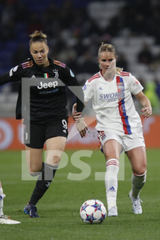 2022-03-31 - Andrea STASKOVA of Juventus and Amandine HENRY of Lyon during the UEFA Women's Champions League, Quarter-finals, 2nd leg football match between Olympique Lyonnais (Lyon) and Juventus FC on March 31, 2022 at Groupama stadium in Decines-Charpieu near Lyon, France - OLYMPIQUE LYONNAIS (LYON) VS JUVENTUS FC - UEFA CHAMPIONS LEAGUE WOMEN - SOCCER