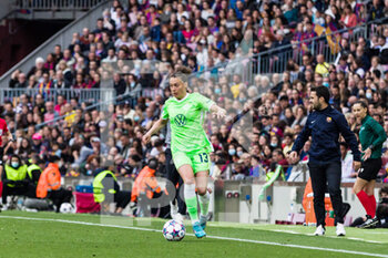 2022-04-22 - Felicitas Rauch of VFL Wolfsburg during the UEFA Women's Champions League, Semi-finals, 1st leg football match between FC Barcelona and VFL Wolfsburg on April 22, 2022 at Camp Nou in Barcelona, Spain - FC BARCELONA VS VFL WOLFSBURG - UEFA CHAMPIONS LEAGUE WOMEN - SOCCER