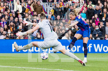 2022-04-22 - Ana-Maria Cmogorcevic of FC Barcelona during the UEFA Women's Champions League, Semi-finals, 1st leg football match between FC Barcelona and VFL Wolfsburg on April 22, 2022 at Camp Nou in Barcelona, Spain - FC BARCELONA VS VFL WOLFSBURG - UEFA CHAMPIONS LEAGUE WOMEN - SOCCER