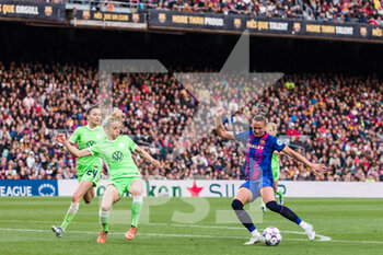 2022-04-22 - Ana-Maria Cmogorcevic of FC Barcelona during the UEFA Women's Champions League, Semi-finals, 1st leg football match between FC Barcelona and VFL Wolfsburg on April 22, 2022 at Camp Nou in Barcelona, Spain - FC BARCELONA VS VFL WOLFSBURG - UEFA CHAMPIONS LEAGUE WOMEN - SOCCER