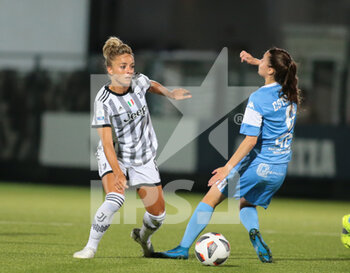 2022-08-18 - Martina Rosucci of Juventus Women during the football match Juventus Women and Racing Fc Union of the first qualifying round of the Uefa Women’s Champions League on August 18, 2022 at Juventus Training Ground, Turin, Italy. Photo Nderim Kaceli - JUVENTUS WOMEN VS RACING UNION - UEFA CHAMPIONS LEAGUE WOMEN - SOCCER