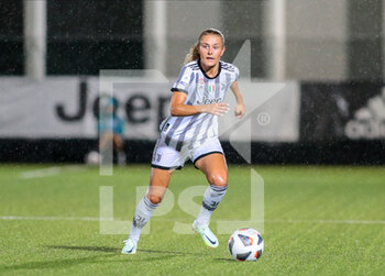 2022-08-18 - Amanda Nilden of Juventus Women during the football match Juventus Women and Racing Fc Union of the first qualifying round of the Uefa Women’s Champions League on August 18, 2022 at Juventus Training Ground, Turin, Italy. Photo Nderim Kaceli - JUVENTUS WOMEN VS RACING UNION - UEFA CHAMPIONS LEAGUE WOMEN - SOCCER