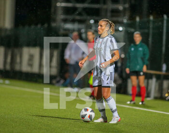 2022-08-18 - Valentina Cernoia of Juventus Women during the football match Juventus Women and Racing Fc Union of the first qualifying round of the Uefa Women’s Champions League on August 18, 2022 at Juventus Training Ground, Turin, Italy. Photo Nderim Kaceli - JUVENTUS WOMEN VS RACING UNION - UEFA CHAMPIONS LEAGUE WOMEN - SOCCER