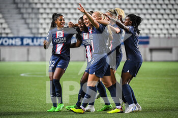 21/09/2022 - Lieke MARTENS of PSG celebrate his goal with teammates during the UEFA Women's Champions League, football match between Paris Saint-Germain and BK Hacken on September 21, 2022 at Jean Bouin stadium in Paris, France - FOOTBALL - WOMEN'S CHAMPIONS LEAGUE - PARIS SG V HACKEN - UEFA CHAMPIONS LEAGUE WOMEN - CALCIO