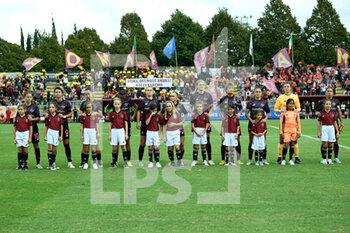 2022-09-29 - AS Roma line up during the UEFA Women’s Champions League 2022/23 match between AS Roma vs Sparta Praha at the Tre Fontane stadium on 29 September 2022. - ROMA WOMEN VS ATHLETIC CLUB SPARTA PRAHA FOTBAL - UEFA CHAMPIONS LEAGUE WOMEN - SOCCER