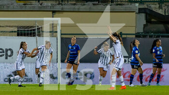2022-09-28 - Juventus Celebrates Sara Gunnarsdottir Score - JUVENTUS WOMEN VS KOGE - UEFA CHAMPIONS LEAGUE WOMEN - SOCCER