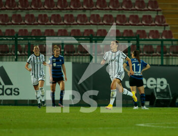 2022-09-28 - Sofia Cantore of Juventus Women celebrating after a goal during the Women’s UEFA Champions League, Preliminary round, Seconda match between Juventus Women and Hb Koge, on 28 September 2022 at Moccagatta stadium in Alessandria, Italy. Photo Nderim Kaceli - JUVENTUS WOMEN VS KOGE - UEFA CHAMPIONS LEAGUE WOMEN - SOCCER