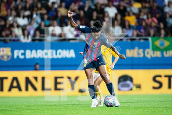 2022-10-19 - Geyse Ferreira of FC Barcelona during the UEFA Women’s Champions League, Group D football match between FC Barcelona and SL Benfica on October 19, 2022 at Johan Cruyff Stadium in Barcelona, Spain - FOOTBALL - WOMEN'S CHAMPION'S LEAGUE - FC BARCELONA V SL BENFICA - UEFA CHAMPIONS LEAGUE WOMEN - SOCCER