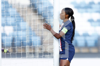2022-10-26 - Grace Geyoro of PSG reacts during the UEFA Women’s Champions League, Group A football match between Real Madrid and Paris Saint-Germain on October 26, 2022 at Alfredo Di Stefano stadium in Valdebebas, Madrid, Spain - FOOTBALL - WOMEN'S CHAMPIONS LEAGUE - REAL MADRID V PARIS SG - UEFA CHAMPIONS LEAGUE WOMEN - SOCCER