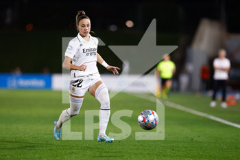 2022-10-26 - Athenea del Castillo of Real Madrid during the UEFA Women’s Champions League, Group A football match between Real Madrid and Paris Saint-Germain on October 26, 2022 at Alfredo Di Stefano stadium in Valdebebas, Madrid, Spain - FOOTBALL - WOMEN'S CHAMPIONS LEAGUE - REAL MADRID V PARIS SG - UEFA CHAMPIONS LEAGUE WOMEN - SOCCER