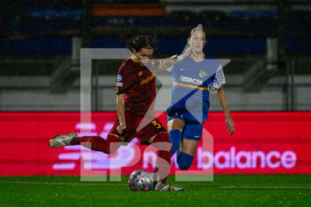 2022-12-16 - Norma Cinotti (AS Roma Women)  during the UEFA Women’s Champions League 2022/23 match between AS Roma vs SKN St. Polten at the Domenico Francioni stadium Latina on 16 December 2022. - AS ROMA VS SKN ST. POLTEN - UEFA CHAMPIONS LEAGUE WOMEN - SOCCER