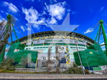 2022-02-15 - General view ahead of the UEFA Champions League, round of 16, 1st leg football match between Sporting Lisbon and Manchester City on February 15 2022 at Estadio Jose Alvalade in Lisbon, Portugal - SPORTING LISBON VS MANCHESTER CITY - UEFA CHAMPIONS LEAGUE - SOCCER