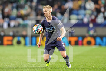2022-02-15 - Oleksandr Zinchenko (11) of Manchester City during the UEFA Champions League, round of 16, 1st leg football match between Sporting Lisbon and Manchester City on February 15 2022 at Estadio Jose Alvalade in Lisbon, Portugal - SPORTING LISBON VS MANCHESTER CITY - UEFA CHAMPIONS LEAGUE - SOCCER