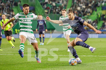 2022-02-15 - Ruben Dias (3) of Manchester City during the UEFA Champions League, round of 16, 1st leg football match between Sporting Lisbon and Manchester City on February 15 2022 at Estadio Jose Alvalade in Lisbon, Portugal - SPORTING LISBON VS MANCHESTER CITY - UEFA CHAMPIONS LEAGUE - SOCCER