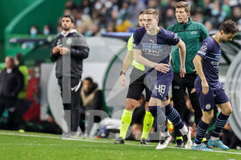 2022-02-15 - Substitution Liam Delap (48) of Manchester City comes on during the UEFA Champions League, round of 16, 1st leg football match between Sporting Lisbon and Manchester City on February 15 2022 at Estadio Jose Alvalade in Lisbon, Portugal - SPORTING LISBON VS MANCHESTER CITY - UEFA CHAMPIONS LEAGUE - SOCCER