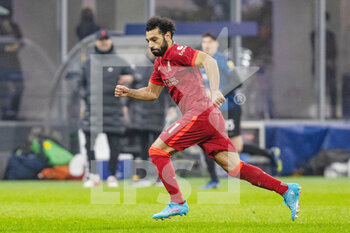 2022-02-16 - Liverpool forward Mohamed Salah during the UEFA Champions League, Round of 16, 1st leg football match between FC Internazionale and Liverpool FC on February 16, 2022 at San Siro Stadium in Milan, Italy - INTER - FC INTERNAZIONALE VS LIVERPOOL FC - UEFA CHAMPIONS LEAGUE - SOCCER