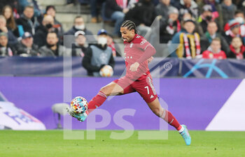 2022-02-16 - Serge Gnabry of Bayern Munich during the UEFA Champions League, Round of 16, 1st leg football match between RB Salzburg and Bayern Munich on February 16, 2022 at Red Bull Arena in Salzburg, Austria - RB SALZBURG VS BAYERN MUNICH - UEFA CHAMPIONS LEAGUE - SOCCER