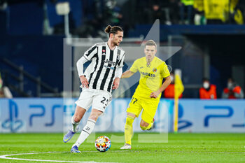 2022-02-22 - Adrien Rabiot of Juventus during the UEFA Champions League, round of 16, 1st leg football match between Villarreal CF and Juventus FC on February 22, 2022 at the Ceramica Stadium in Vila-real, Spain - VILLARREAL CF VS JUVENTUS FC - UEFA CHAMPIONS LEAGUE - SOCCER