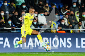 2022-02-22 - Pervis Estupinan of Villarreal during the UEFA Champions League, round of 16, 1st leg football match between Villarreal CF and Juventus FC on February 22, 2022 at the Ceramica Stadium in Vila-real, Spain - VILLARREAL CF VS JUVENTUS FC - UEFA CHAMPIONS LEAGUE - SOCCER