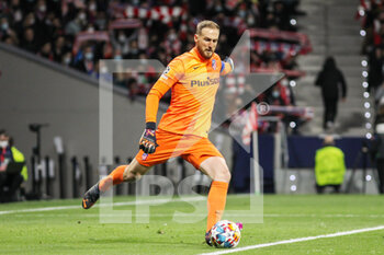 2022-02-23 - Jan Oblak of Atletico de Madrid during the UEFA Champions League, round of 16, 1st leg football match between Atletico de Madrid and Manchester United on February 23, 2022 in Madrid, Spain - ATLETICO DE MADRID VS MANCHESTER UNITED - UEFA CHAMPIONS LEAGUE - SOCCER