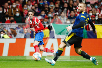 2022-02-23 - Sime Vrsaljko of Atletico de Madrid during the UEFA Champions League, round of 16, 1st leg football match between Atletico de Madrid and Manchester United on February 23, 2022 in Madrid, Spain - ATLETICO DE MADRID VS MANCHESTER UNITED - UEFA CHAMPIONS LEAGUE - SOCCER