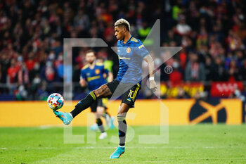 2022-02-23 - Marcus Rashford of Manchester United during the UEFA Champions League, round of 16, 1st leg football match between Atletico de Madrid and Manchester United on February 23, 2022 in Madrid, Spain - ATLETICO DE MADRID VS MANCHESTER UNITED - UEFA CHAMPIONS LEAGUE - SOCCER