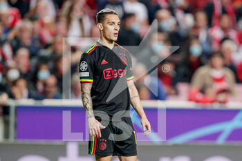 2022-02-23 - Antony of Ajax during the UEFA Champions League, Round of 16, 1st leg football match between SL Benfica and AFC Ajax on February 23, 2022 at Estadio da Luz in Lisbon, Portugal - SL BENFICA VS AFC AJAX - UEFA CHAMPIONS LEAGUE - SOCCER
