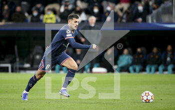 2022-03-09 - Leandro Paredes of PSG during the UEFA Champions League, Round of 16, 2nd leg football match between Real Madrid and Paris Saint-Germain (PSG) on March 9, 2022 at Santiago Bernabeu stadium in Madrid, Spain - REAL MADRID VS PARIS SAINT-GERMAIN - UEFA CHAMPIONS LEAGUE - SOCCER