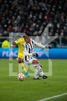 2022-03-16 - Juan Cuadrado of Juventus Fc during the UEFA Champions League, Round of 16, 2nd leg football match between Juventus FC and Villarreal CF on March 16, 2022 at Allianz Stadium in Turin, Italy - JUVENTUS FC VS VILLAREAL FC - UEFA CHAMPIONS LEAGUE - SOCCER
