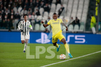 2022-03-16 - Pervis Estupinan of Villareal Cf during the UEFA Champions League, Round of 16, 2nd leg football match between Juventus FC and Villarreal CF on March 16, 2022 at Allianz Stadium in Turin, Italy - JUVENTUS FC VS VILLAREAL FC - UEFA CHAMPIONS LEAGUE - SOCCER