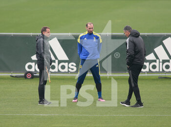 2022-03-15 - Giorgio Chiellini of Juventus Fc during the training of the Juventus Fc team the day before the UEFA Champions League Match at the Juventus Training Center -  Continassa, Torino, Italy Photo Nderim KACELI - TRAINING OF JUVENTUS FC PRIOR THE JUVENTUS FC VS VILLAREAL FC - UEFA CHAMPIONS LEAGUE - SOCCER