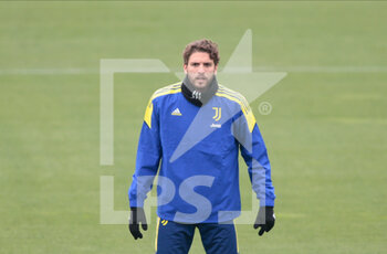 2022-03-15 - Manuel Locatelli of Juventus Fc during the training of the Juventus Fc team the day before the UEFA Champions League Match at the Juventus Training Center -  Continassa, Torino, Italy Photo Nderim KACELI - TRAINING OF JUVENTUS FC PRIOR THE JUVENTUS FC VS VILLAREAL FC - UEFA CHAMPIONS LEAGUE - SOCCER