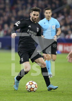 2022-03-15 - Rafa Silva of Benfica during the UEFA Champions League, Round of 16, 2nd leg football match between AFC AJAX Amsterdam and SL Benfica Lisbon on March 15, 2022 at Johan Cruijff ArenA in Amsterdam, Netherlands - AFC AJAX AMSTERDAM VS SL BENFICA LISBON - UEFA CHAMPIONS LEAGUE - SOCCER