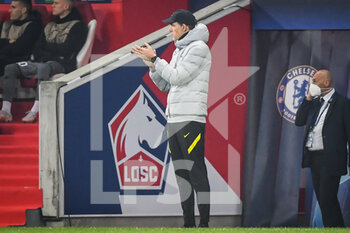 2022-03-16 - Thomas TUCHEL of Chelsea during the UEFA Champions League, Round of 16, 2nd leg football match between LOSC Lille and Chelsea on March 16, 2022 at Pierre Mauroy stadium in Villeneuve-d'Ascq, France - LOSC LILLE VS CHELSEA - UEFA CHAMPIONS LEAGUE - SOCCER