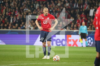 2022-03-16 - Penalty Burak Yilmaz during the UEFA Champions League, Round of 16, 2nd leg football match between LOSC Lille and Chelsea on March 16, 2022 at Pierre Mauroy stadium in Villeneuve-d'Ascq, France - LOSC LILLE VS CHELSEA - UEFA CHAMPIONS LEAGUE - SOCCER
