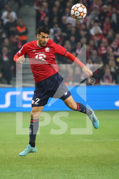 2022-03-16 - Zeki Celik Losc during the UEFA Champions League, Round of 16, 2nd leg football match between LOSC Lille and Chelsea on March 16, 2022 at Pierre Mauroy stadium in Villeneuve-d'Ascq, France - LOSC LILLE VS CHELSEA - UEFA CHAMPIONS LEAGUE - SOCCER