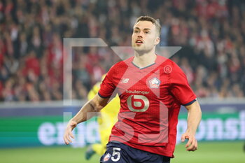 2022-03-16 - Gabriel Gudmundsson Losc during the UEFA Champions League, Round of 16, 2nd leg football match between LOSC Lille and Chelsea on March 16, 2022 at Pierre Mauroy stadium in Villeneuve-d'Ascq, France - LOSC LILLE VS CHELSEA - UEFA CHAMPIONS LEAGUE - SOCCER