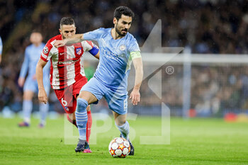 2022-04-05 - İlkay Gundogan (8) of Manchester City during the UEFA Champions League, Quarter-finals, 1st leg football match between Manchester City and Atletico Madrid on April 5, 2022 at the Etihad Stadium in Manchester, England - MANCHESTER CITY VS ATLETICO MADRID - UEFA CHAMPIONS LEAGUE - SOCCER