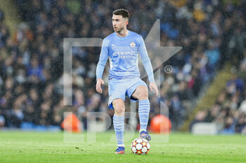 2022-04-05 - Aymeric Laporte (14) of Manchester City during the UEFA Champions League, Quarter-finals, 1st leg football match between Manchester City and Atletico Madrid on April 5, 2022 at the Etihad Stadium in Manchester, England - MANCHESTER CITY VS ATLETICO MADRID - UEFA CHAMPIONS LEAGUE - SOCCER