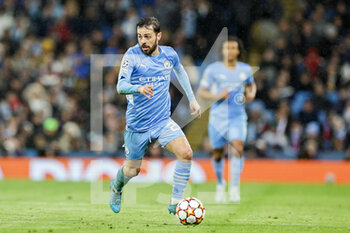 2022-04-05 - Bernardo Silva (20) of Manchester City during the UEFA Champions League, Quarter-finals, 1st leg football match between Manchester City and Atletico Madrid on April 5, 2022 at the Etihad Stadium in Manchester, England - MANCHESTER CITY VS ATLETICO MADRID - UEFA CHAMPIONS LEAGUE - SOCCER