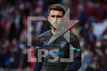 2022-04-13 - Aymeric Laporte of Manchester City warms up during the UEFA Champions League, Quarter-finals, 2nd leg football match between Atletico de Madrid and Manchester City on April 13, 2022 at Wanda Metropolitano stadium in Madrid, Spain - ATLETICO DE MADRID VS MANCHESTER CITY - UEFA CHAMPIONS LEAGUE - SOCCER
