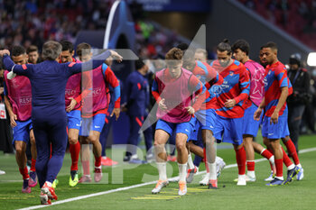 2022-04-13 - Antoine Griezmann of Atletico de Madrid warms up during the UEFA Champions League, Quarter-finals, 2nd leg football match between Atletico de Madrid and Manchester City on April 13, 2022 at Wanda Metropolitano stadium in Madrid, Spain - ATLETICO DE MADRID VS MANCHESTER CITY - UEFA CHAMPIONS LEAGUE - SOCCER