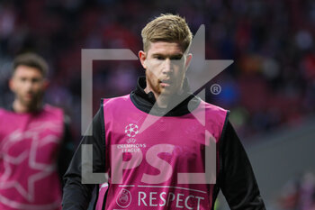 2022-04-13 - Kevin de Bruyne of Manchester City warms up during the UEFA Champions League, Quarter-finals, 2nd leg football match between Atletico de Madrid and Manchester City on April 13, 2022 at Wanda Metropolitano stadium in Madrid, Spain - ATLETICO DE MADRID VS MANCHESTER CITY - UEFA CHAMPIONS LEAGUE - SOCCER