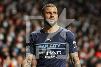 2022-04-13 - Kyle Walker of Manchester City during the UEFA Champions League, Quarter-finals, 2nd leg football match between Atletico de Madrid and Manchester City on April 13, 2022 at Wanda Metropolitano stadium in Madrid, Spain - ATLETICO DE MADRID VS MANCHESTER CITY - UEFA CHAMPIONS LEAGUE - SOCCER
