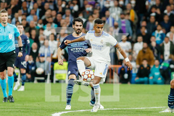 2022-05-04 - Rodrygo Silva De Goes of Real Madrid during the UEFA Champions League, Semi-finals, 2nd leg football match between Real Madrid and Manchester City on May 4, 2022 at the Santiago Bernabeu Stadium in Madrid, Spain - REAL MADRID VS MANCHESTER CITY - UEFA CHAMPIONS LEAGUE - SOCCER